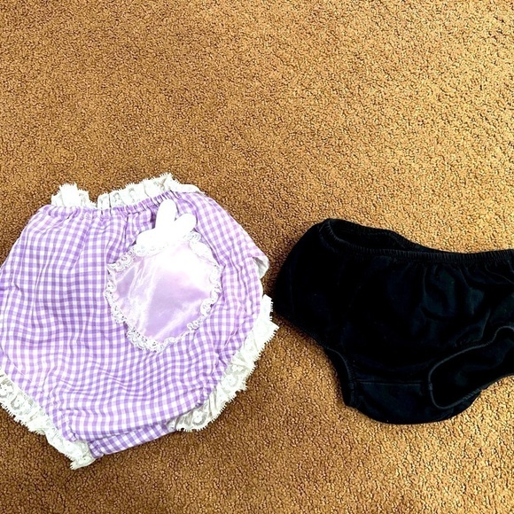 Bundle of 2 Girls Diaper Covers Size 12-18 Months - Picture 1 of 5